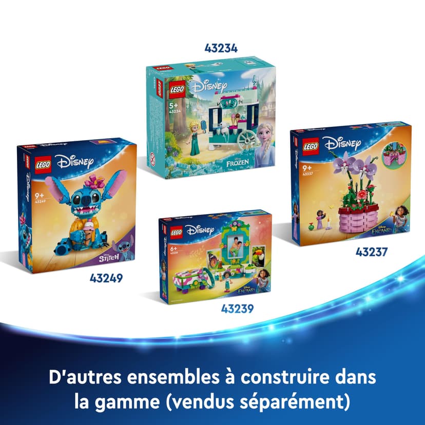 LEGO | Disney Stitch Toy - Play & Display Figure with an Ice-Cream Cone & Decorative Flower - Gift for 9+ Year Old Girls, Boys & Lilo & Stitch Movie fans - 43249 - 7
