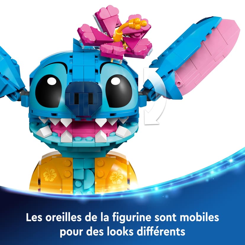 LEGO | Disney Stitch Toy - Play & Display Figure with an Ice-Cream Cone & Decorative Flower - Gift for 9+ Year Old Girls, Boys & Lilo & Stitch Movie fans - 43249 - 3
