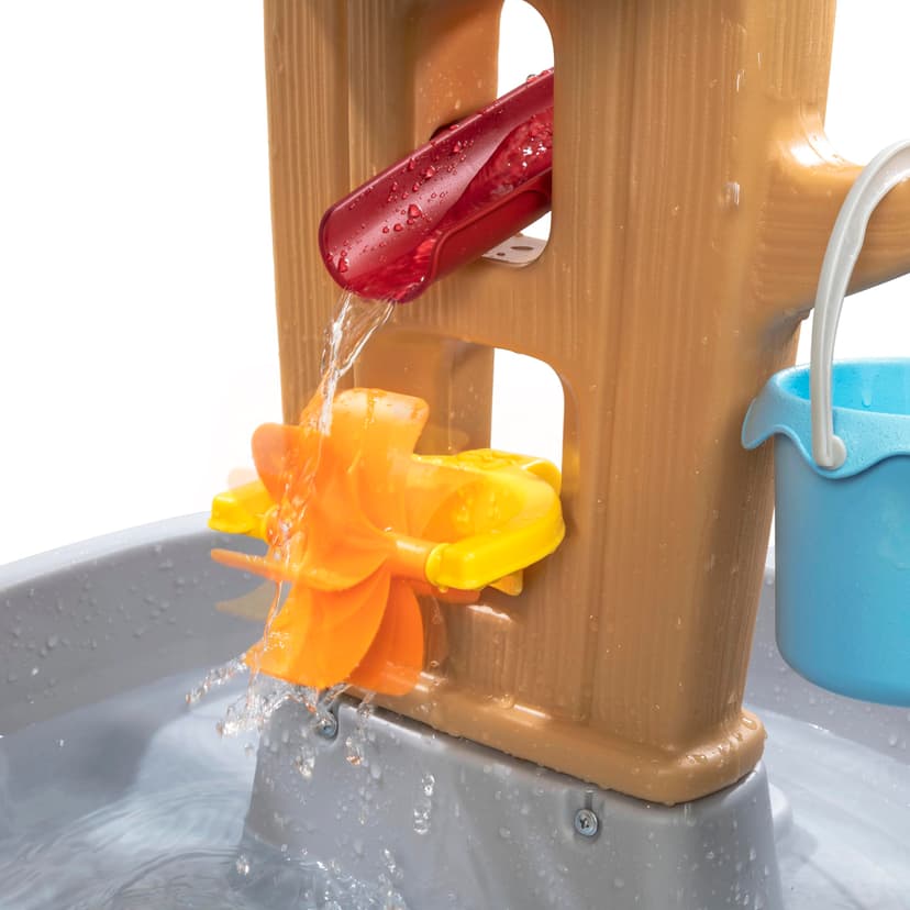 Step2 Water Table Rain Showers Splash Tub in grey/brown with 10 -pieces accessory set | Water Play, Activity Table | For the garden - 6
