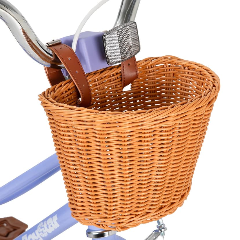 JOYSTAR 14 Pouces vélo pour Enfants de 3 à 5 Ans, vélo pour Filles avec Roues stabilisatrices et Panier, Violet - 9