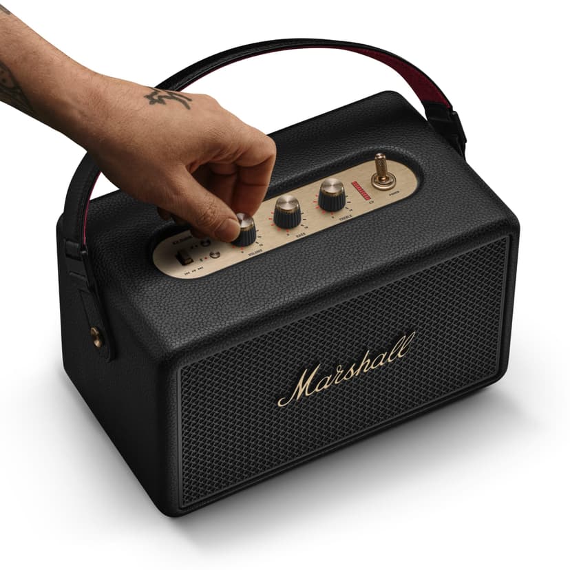 Marshall Kilburn III Bluetooth Enceinte Portable avec Plus de 50 h d’autonomie - Noir et Laiton - 7