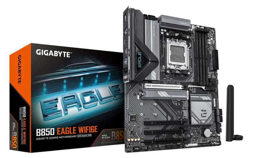 GIGABYTE B850 Eagle WIFI6E Carte Mère - AMD Ryzen 9000 Se… - 1