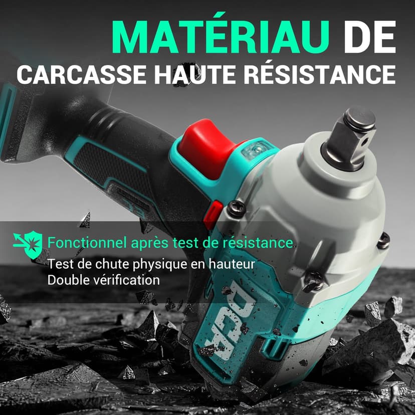 DCA 20V Brushless Impact Wrench ADPB520 - 6