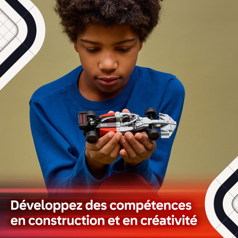 LEGO Speed Champions Voiture de Course Audi Revolut F1 Team R26 - Jouet - Maquette avec Minifigurine Collector de Pilote - Cadeau d'anniversaire pour Garçon 10 Ans & Ado Fan de Sport Automobile 77259 - 5