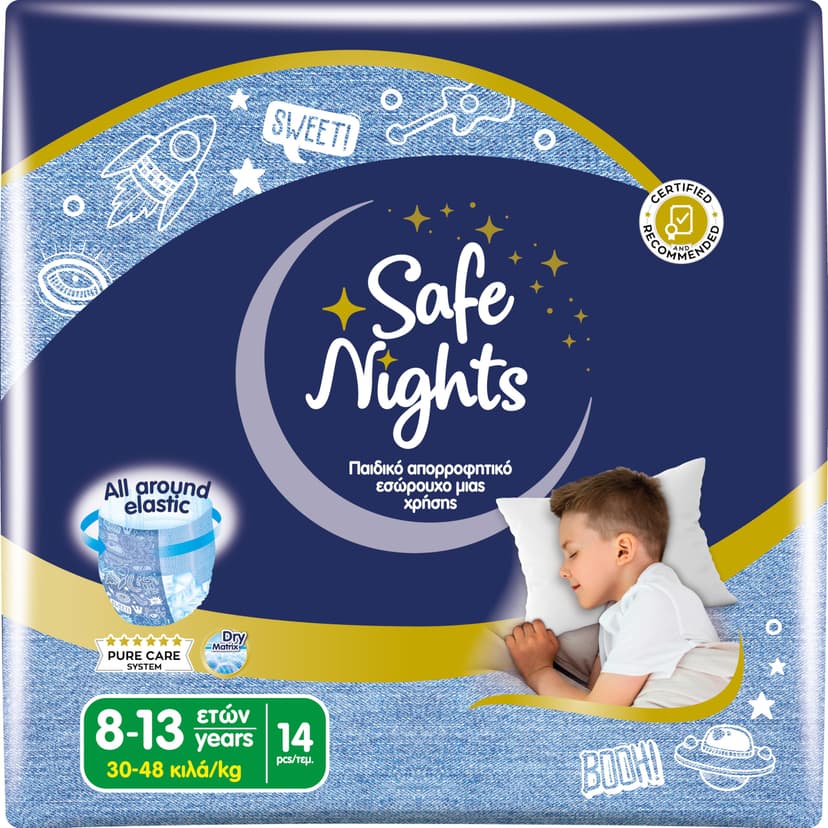 Babylino Safe Nights Boy, Culotte de Nuit Absorbante pour… - 1