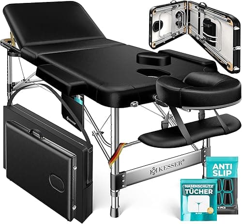 KESSER® Table de Massage Mobile Pliable & réglable en Hau…