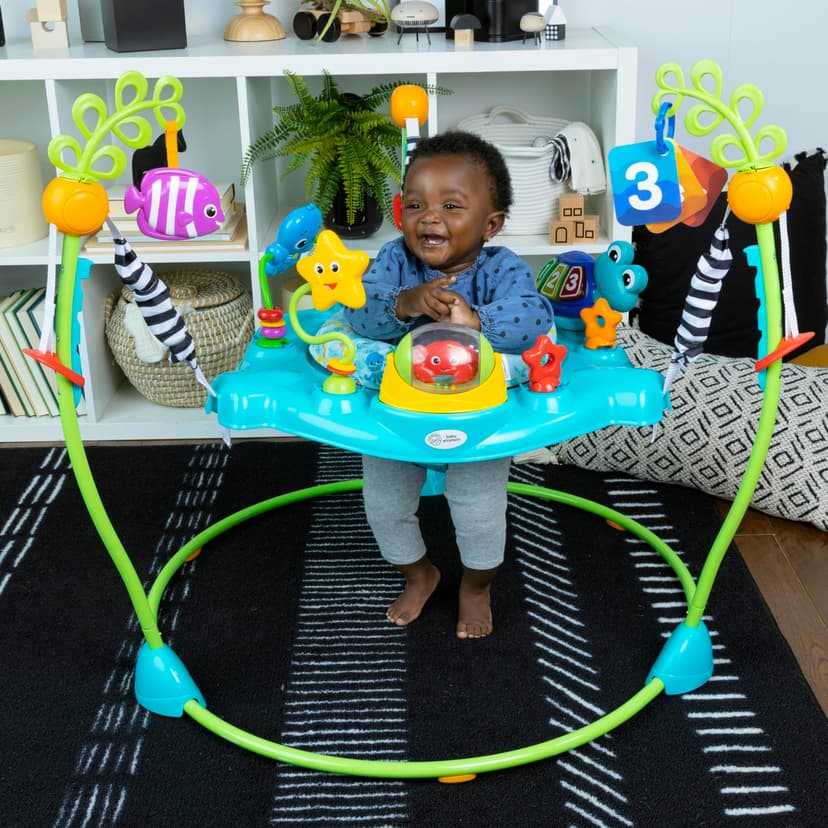 Baby Einstein, Ocean Explorers Curiosity Cove 2-in-1 Educational Activity Jumper and Floor Toy, Ages 6-12 Months - 9