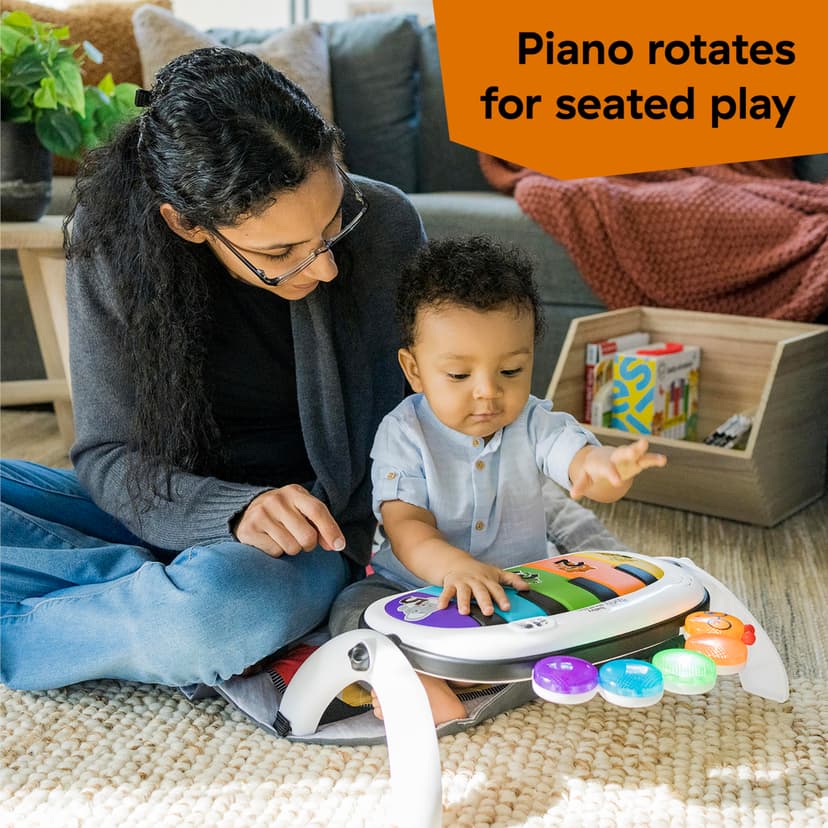 Baby Einstein 4-in-1 Kickin Tunes Play Gym, Tummy Time Baby Play Mat with Kick Piano, Music & Language Discovery, Sensory Toys, Lights & Sounds, for Newborns & Up - 9