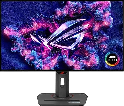 ASUS ROG Strix OLED XG27AQDMG - 27 inch WQHD Gaming Monitor - 240 Hz, 0.03ms GtG, G-Sync, FreeSync, AdaptiveSync, DisplayHDR 400 TB - 10-bit OLED, 16:9, 2560x1440, DP 1.4 DSC, HDMI, USB Hub, Ergo
