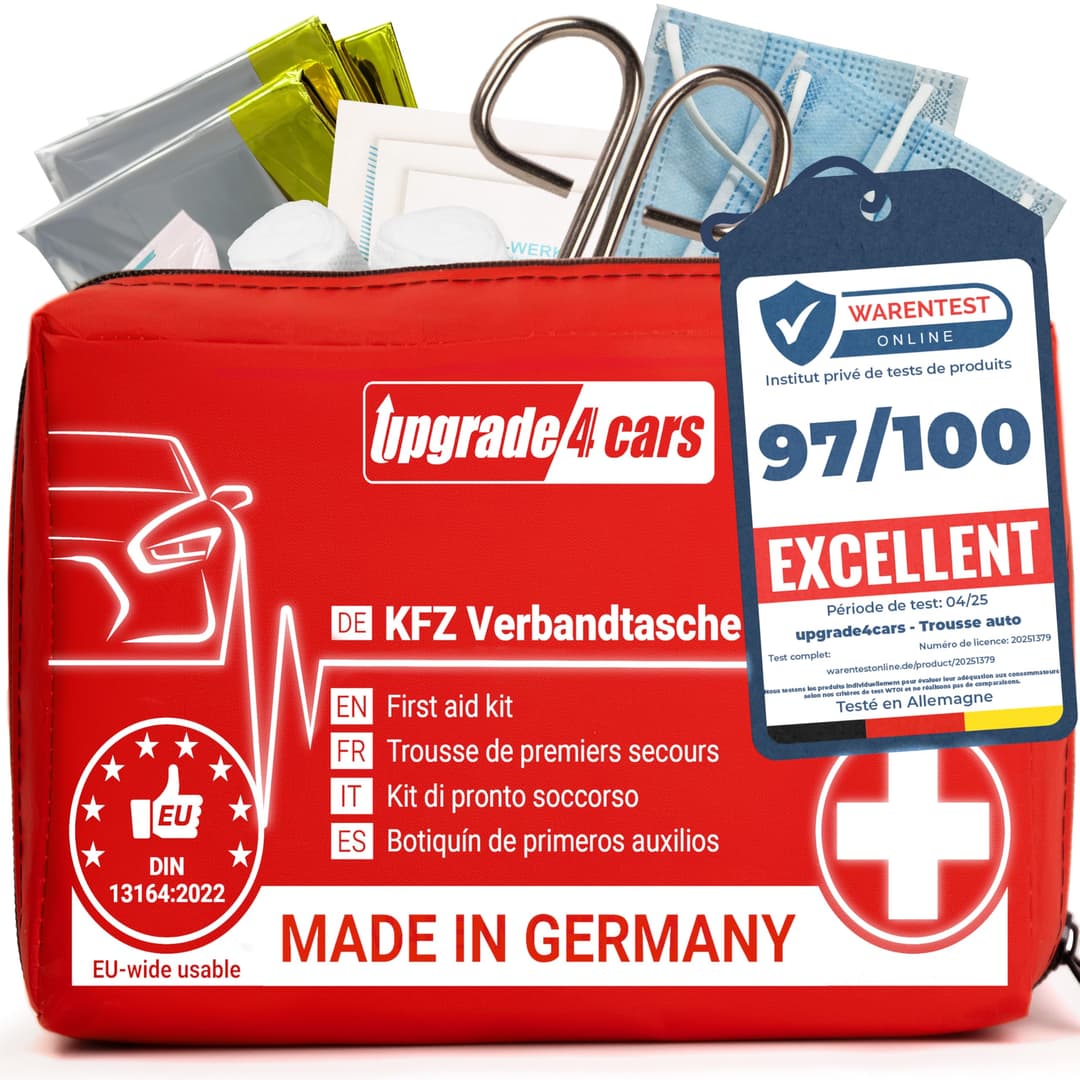 Upgrade4cars Trousse de Premiers Secours pour Voiture, Ma…
