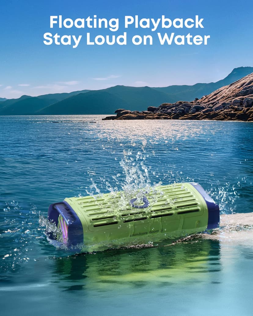 soundcore Boom 3i Portable Bluetooth Speaker by Anker, IP68 Waterproof, Floating Speaker, Saltwater Resistant, 50W, Bluetooth 5.3, 16-Hour Playtime, TWS, for Kayaking, Fishing & Camping - 3