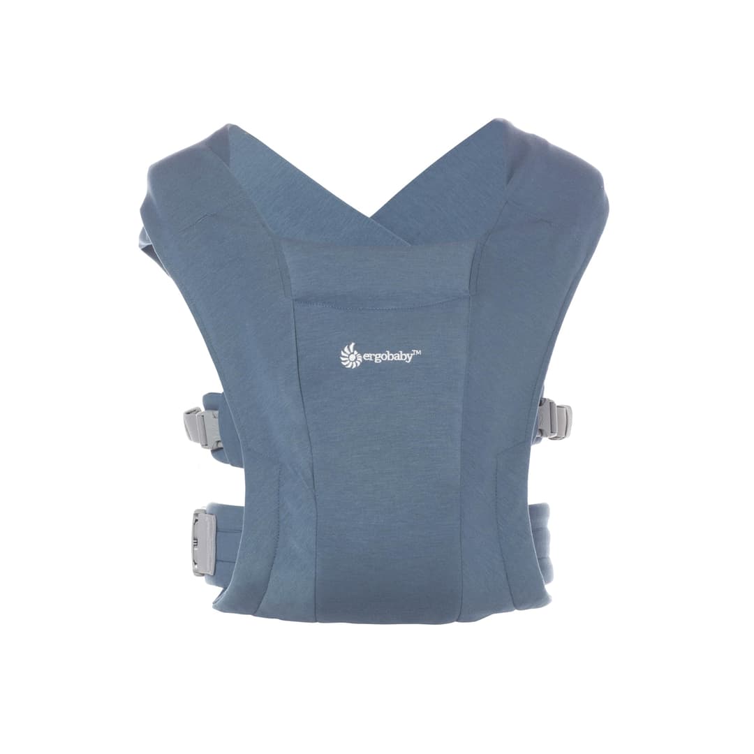 Ergobaby Embrace Baby Carrier for Newborns from Birth, Extra Soft & Ergonomic with Head Support, Oxford Blue