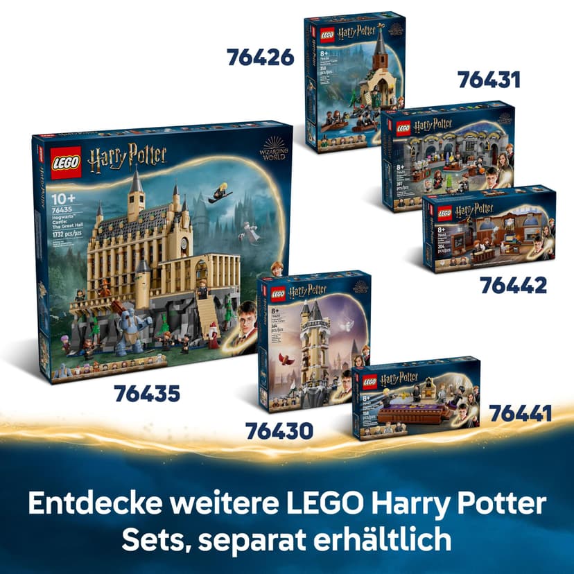 LEGO Harry Potter Hogwarts Castle: Flying Lessons Set with 6 Collectible Minifigures incl. Draco Malfoy & Professor McGonagall, Role Play Toy for Wizarding World Fans, 9+ Year Old Boys & Girls, 76447 - 7