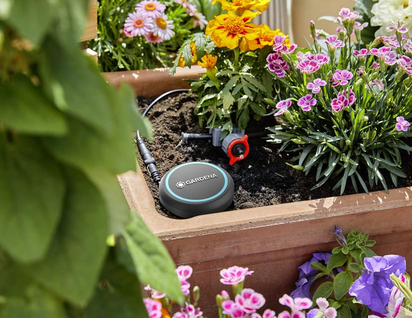 Gardena Sonde d'humidité des sols: Arrosage automatique, peut être utilisé directement sur la pelouse, câble de raccordement de 5 m, peut être prolongé avec un câble de rallonge (01867-20) - 7