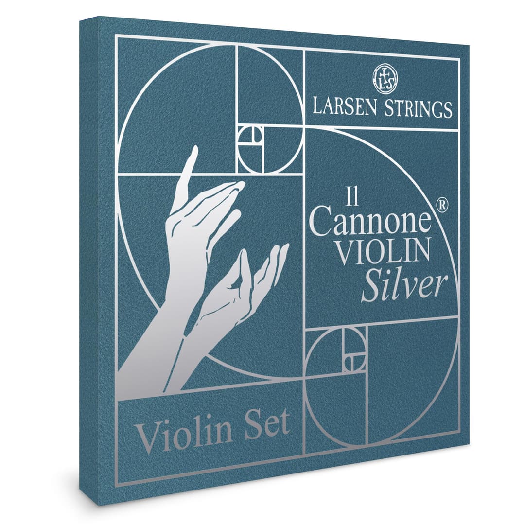 LARSEN STRINGS - Violin Strings 4/4 - Il Cannone Silver -…