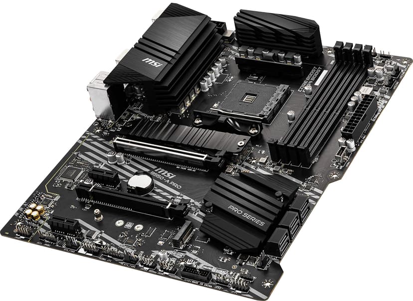 MSI B550-A PRO ProSeries Motherboard (AMD AM4, DDR4, PCIe 4.0, SATA 6Gb/s, M.2, USB 3.2 Gen 2, HDMI/DP, ATX) - 6