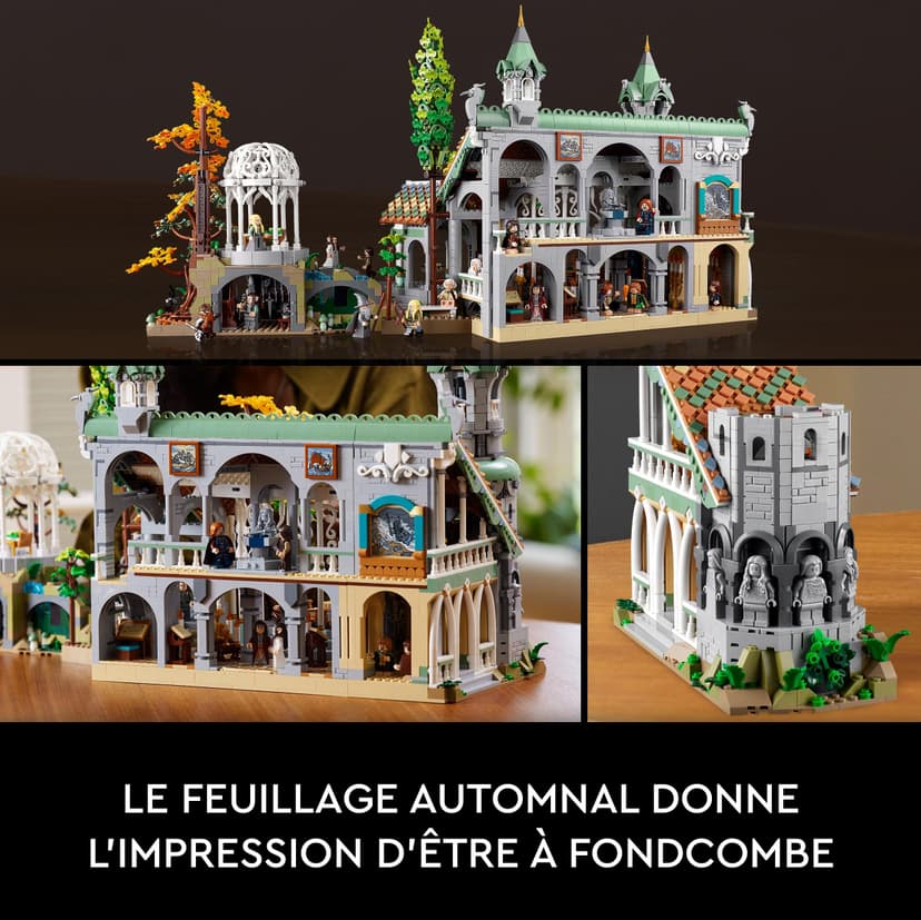 LEGO Icons The Lord of the Rings: Rivendell - Collectible LotR Display Set for Adults with 15 Unique Minifigures incl. Gandalf, Legolas, Aragorn & Frodo - 10316 - 3