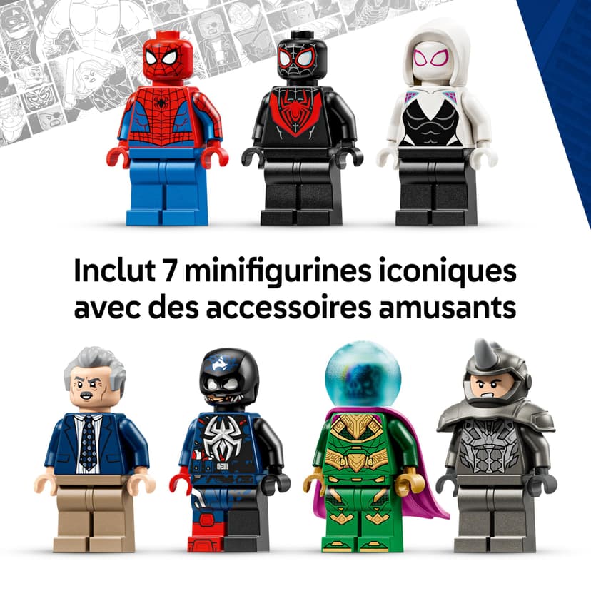 LEGO | Marvel Spider-Man vs. Mysterio: The Daily Bugle Building - Superhero Toy w/a Mech Action Figure & 7 Minifigures - Birthday Gift for 10+ Year Old Boys & Movie Fans - 76342 - 5