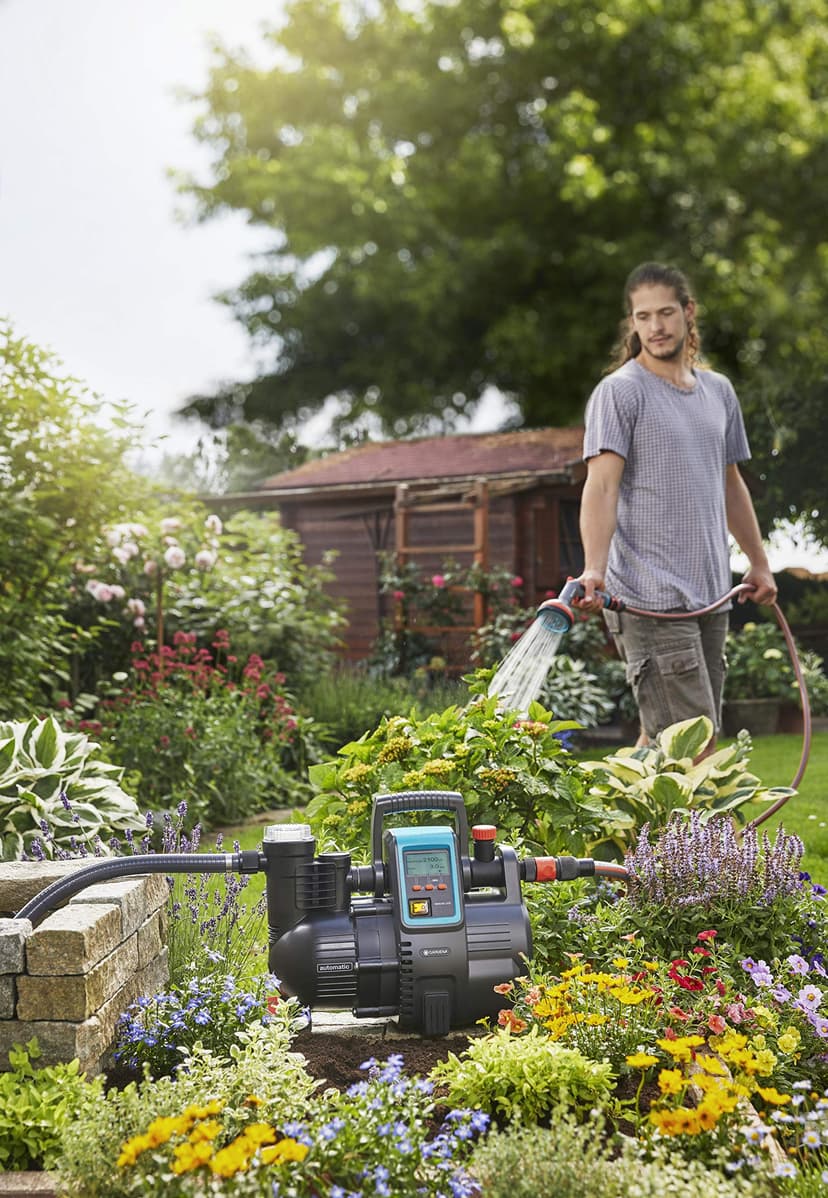 Gardena Station de pompage 5000/5E LCD Comfort : pompe domestique, économie d'énergie, débit 5 000 l/h, moteur 1 300 W avec protection thermique, protection contre la marche à sec (1759-20) - 9