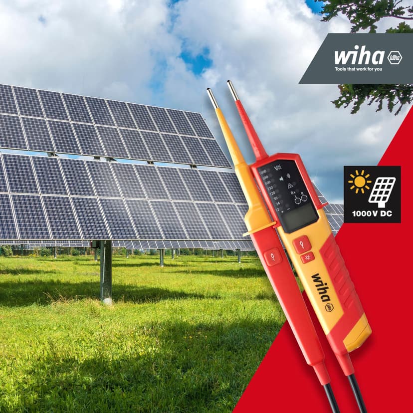 Comprobador de tensión y continuidad 0.5-1,000 V AC, CAT IV incl. 2x AAA batteries - SB 255-17 voltage and continuty tester 0.5-1.000V AC - 2