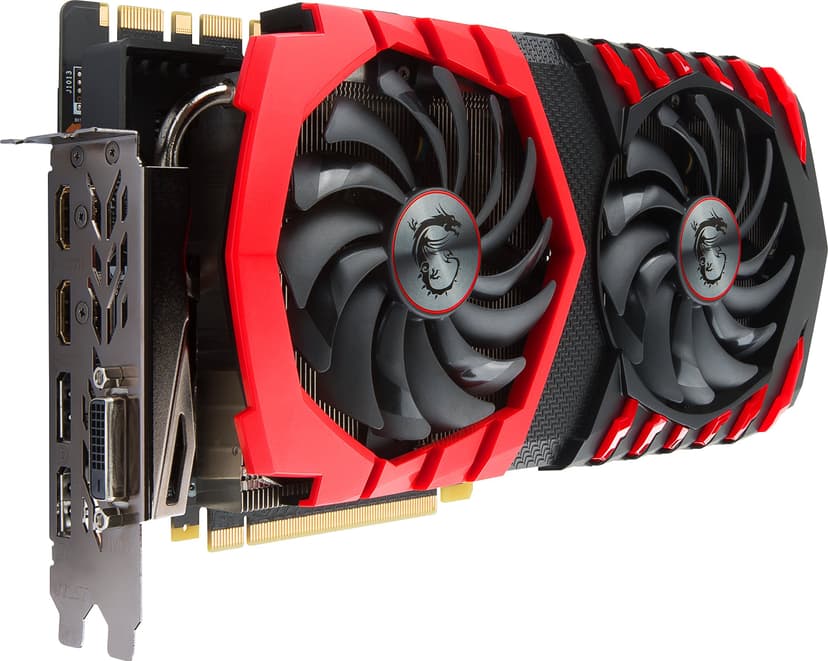 MSI NVIDIA GeForce GTX 1080 TI GAMING X 11G 11 GB GDDR5X 352-Bit Memory DVI/HDMI/DP PCI Express 3 Graphics Card - Black - 6