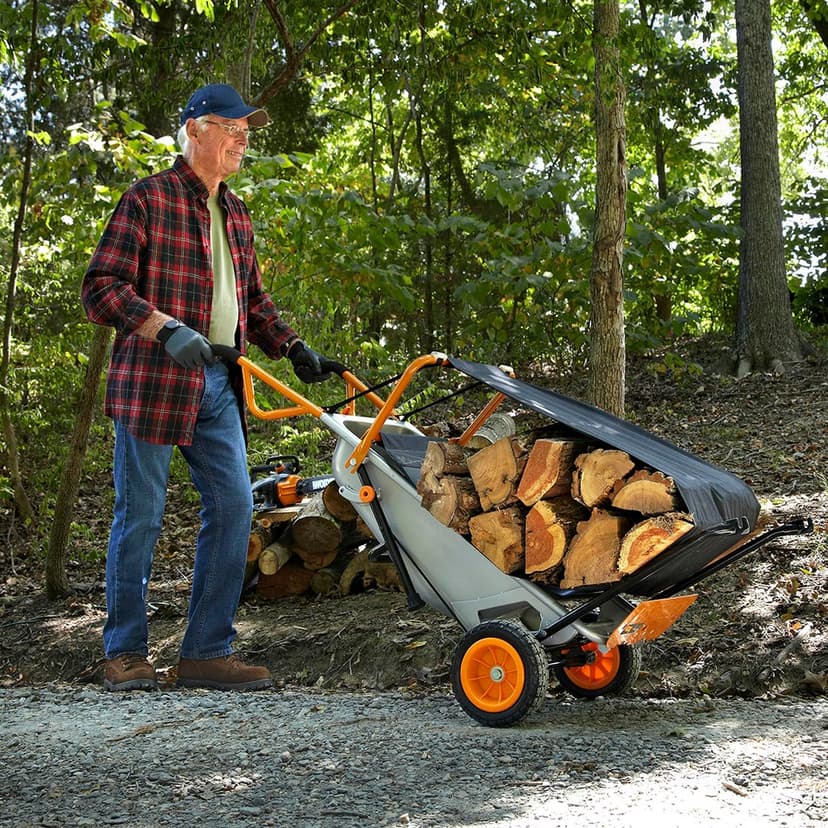 Worx Aerocart WG050 Multi Purpose Poly Barrow Sack Truck Pack of 1 - 3