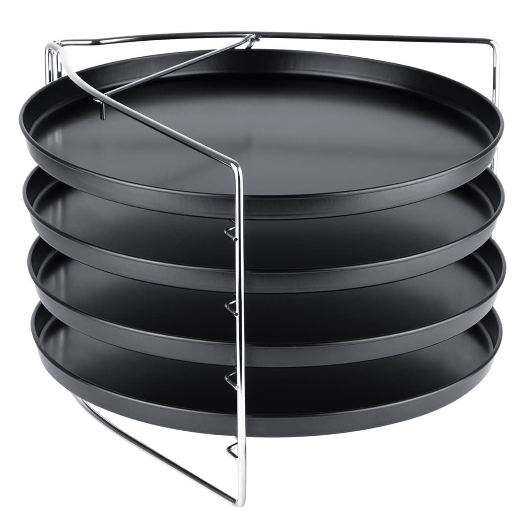Grizzly Pizza Backset, 5 pièces, avec support fixe et 4x …