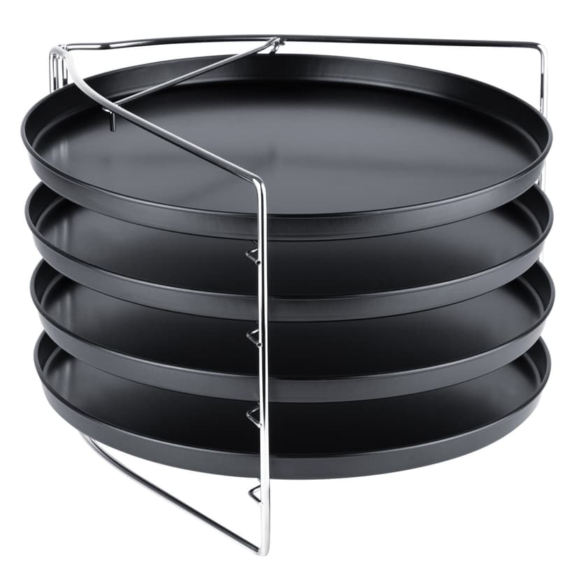 Grizzly Pizza Backset, 5 pièces, avec support fixe et 4x … - 1