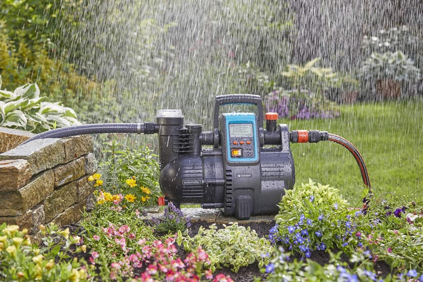 Gardena Station de pompage 5000/5E LCD Comfort : pompe domestique, économie d'énergie, débit 5 000 l/h, moteur 1 300 W avec protection thermique, protection contre la marche à sec (1759-20) - 7