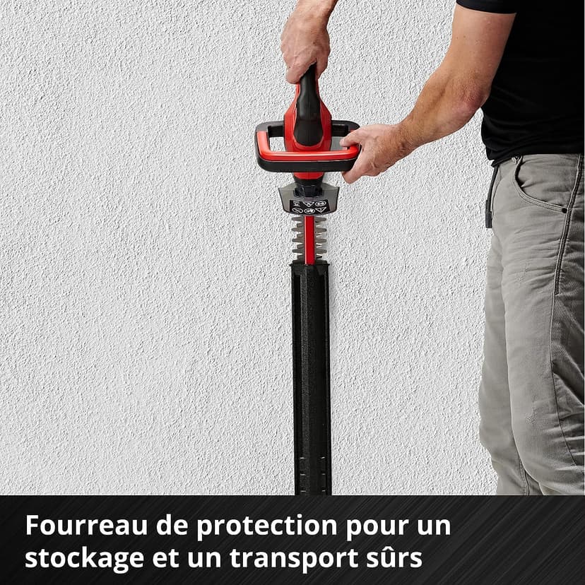 Einhell Cordless Hedge Trimmer 18V Power X-Change, 40cm (16 Inch), Lightweight, Laser-Cut Diamond-Ground Steel Blades, incl. Quiver, Without Battery GC-CH 18/40 Li Solo - 8