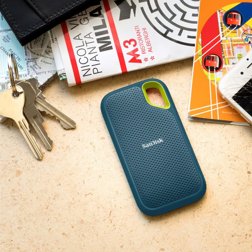 SANDISK Extreme Portable SSD 8TB (up to 1050 MB/s Read, 1,000MB/s Write, USB-C, NVMe Solid State Performance, IP65 Rated for dust and Water Resistance, Updated Firmware) Monterey - 7