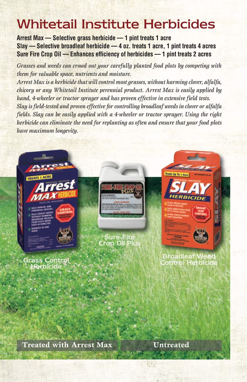 Whitetail Institute Slay Herbicide (Broadleaf) Food Plot Herbicide, 4 oz. (1 acre) - 2
