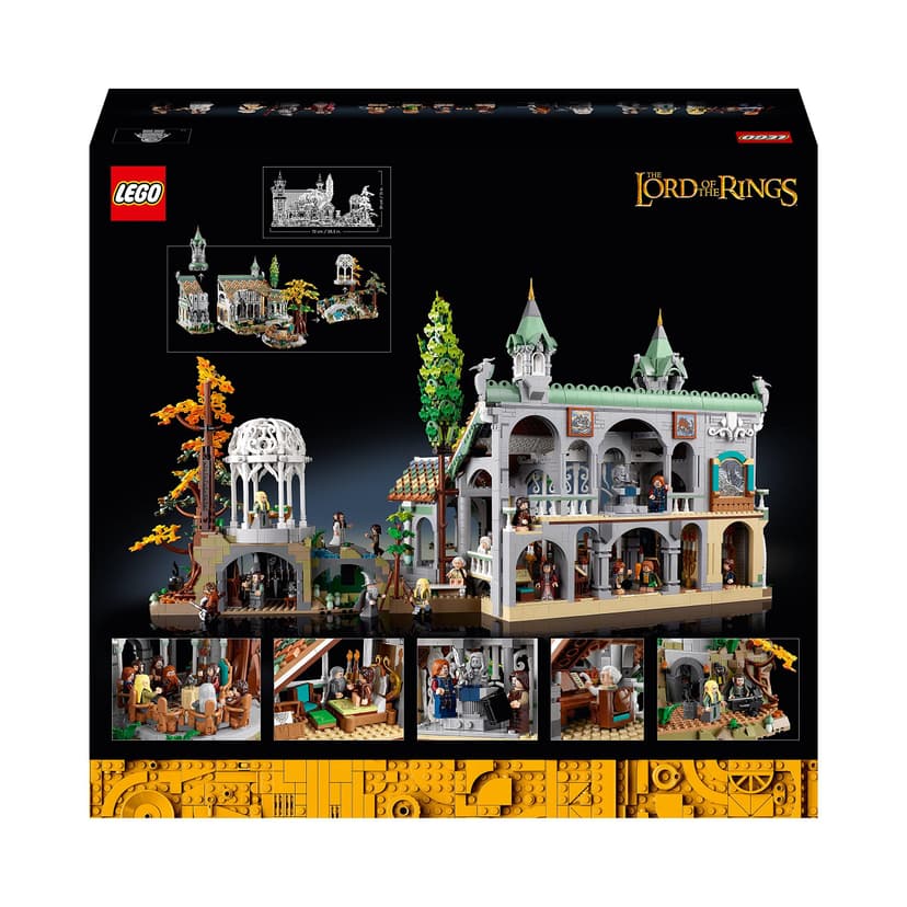 LEGO Icons The Lord of the Rings: Rivendell - Collectible LotR Display Set for Adults with 15 Unique Minifigures incl. Gandalf, Legolas, Aragorn & Frodo - 10316 - 8