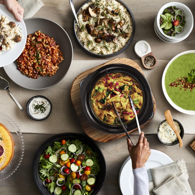 Crock-pot 4.7l Gloss Black Digital Countdown Slow Cooker - 4