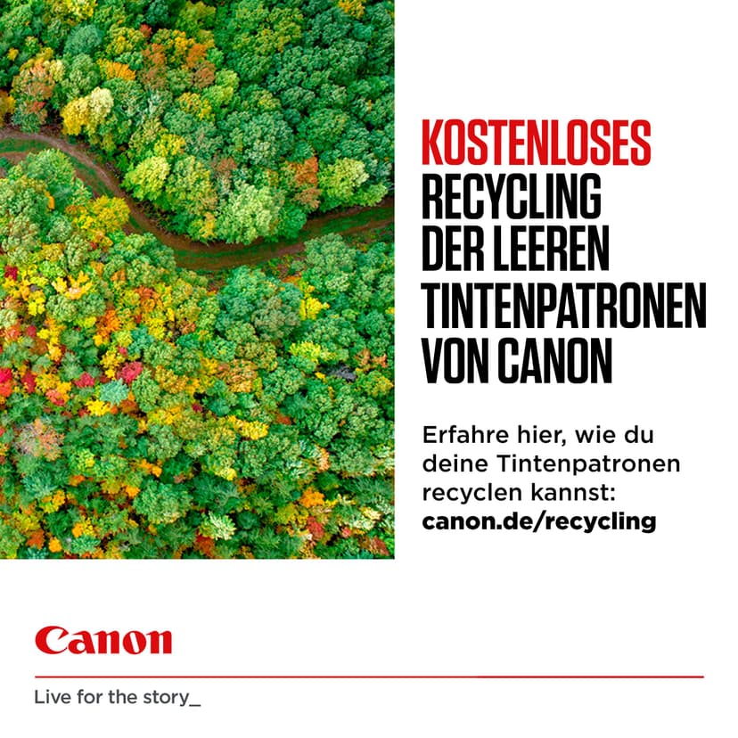 Canon PG-545 XL CL-546 XL VALUE Pack of 2 cartridges (Black XL Colour XL) + 50 sheets of 10x15cm Photo Paper Genuine (Recycled Cardboard Multipack) - 4