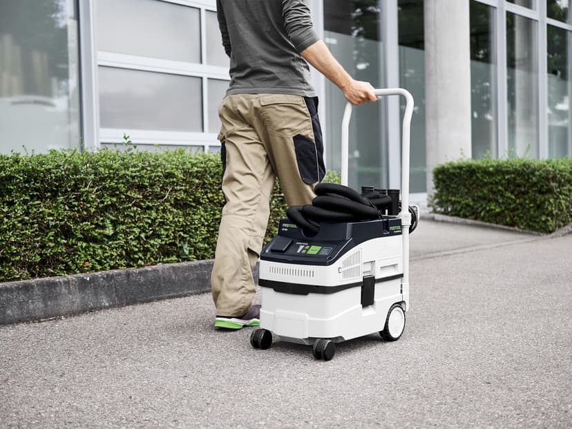 Festool CT 15 Mobile dust extractor 15 l container volume extracts dust, dirt and water for cleaning construction sites, workshops and offices - 5