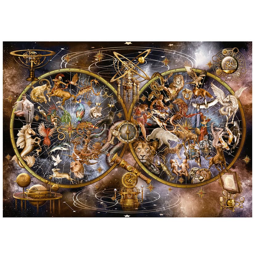 Educa - 4000 Constellations Premium Adult Jigsaw Puzzle | Beautiful Celestial Astronomy Scene | Size 136 x 96 cm | Ages 14+ (19569) - 2