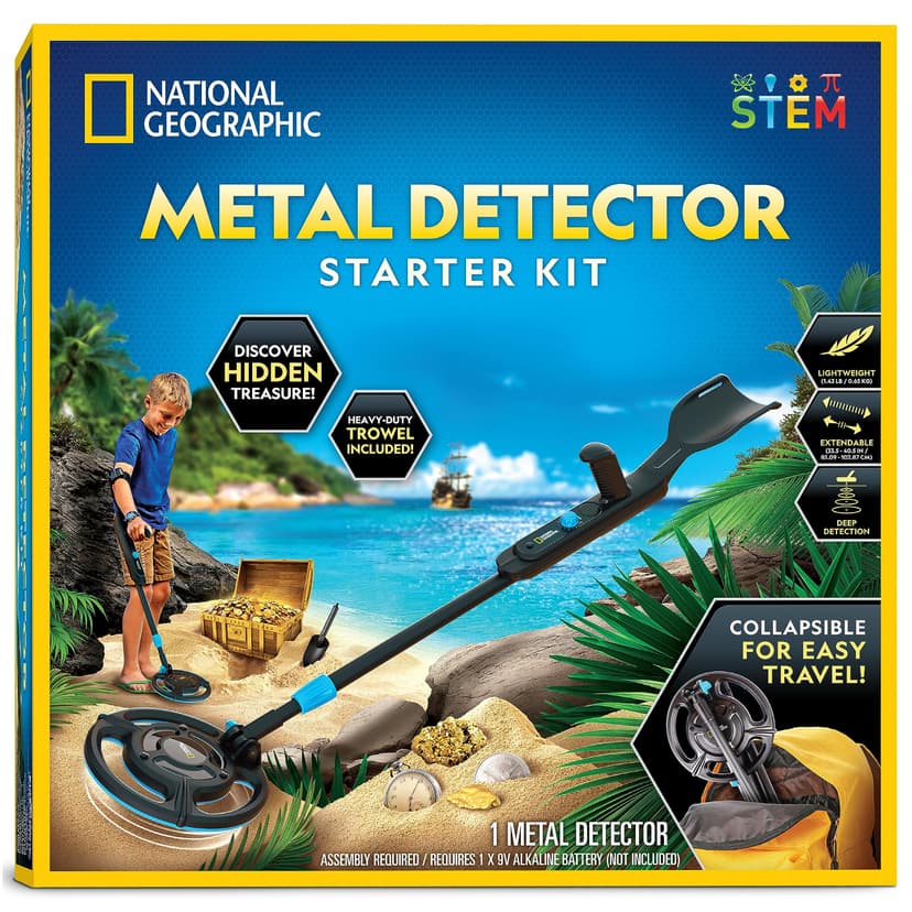 NATIONAL GEOGRAPHIC Starter Metal Detector Kit – Kids Met… - 1